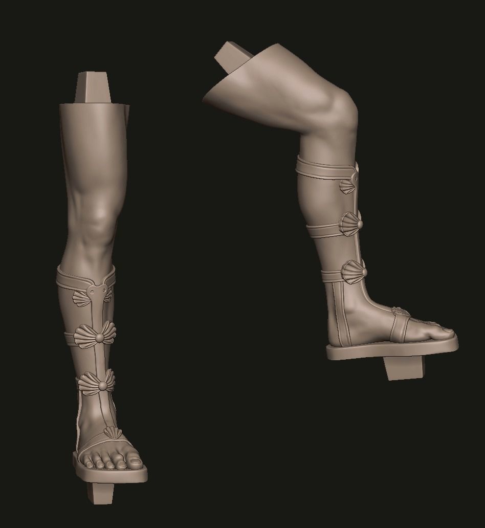 Archangel Michael Statue 3D print model_25