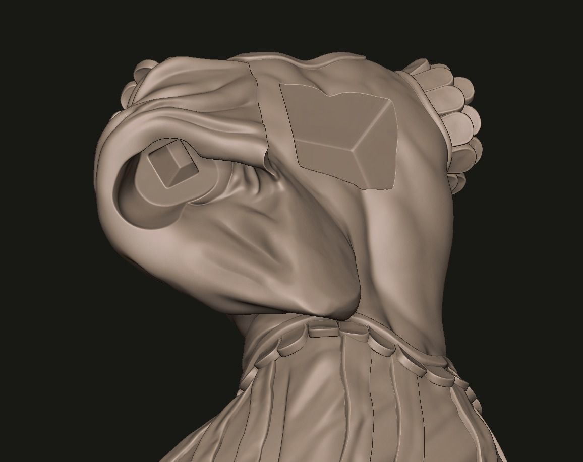 Archangel Michael Statue 3D print model_22