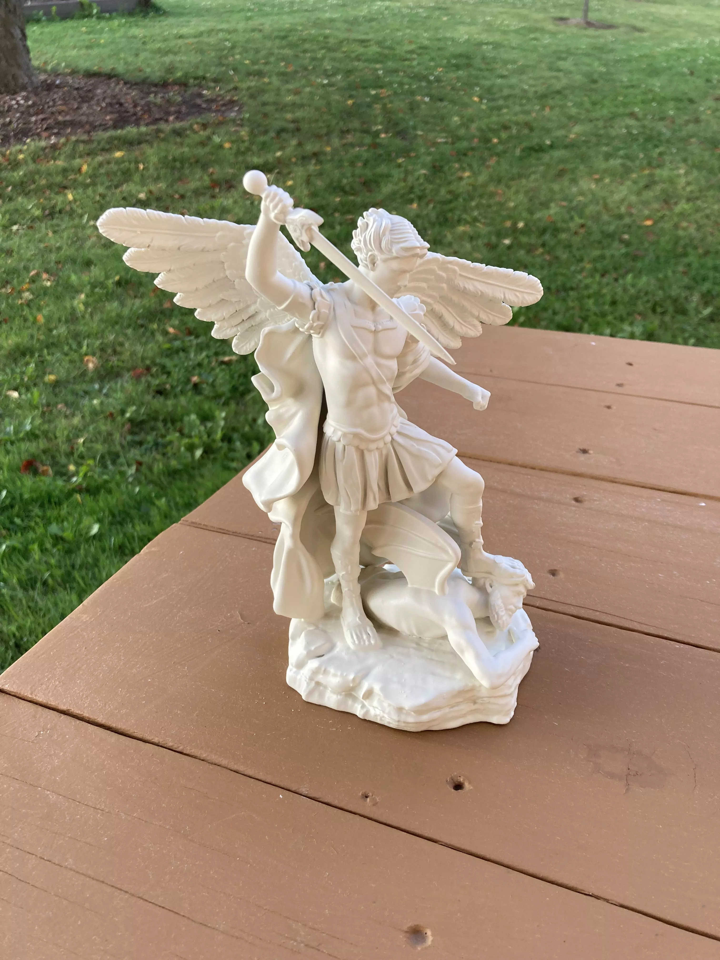 Archangel Michael Statue 3D print model_7