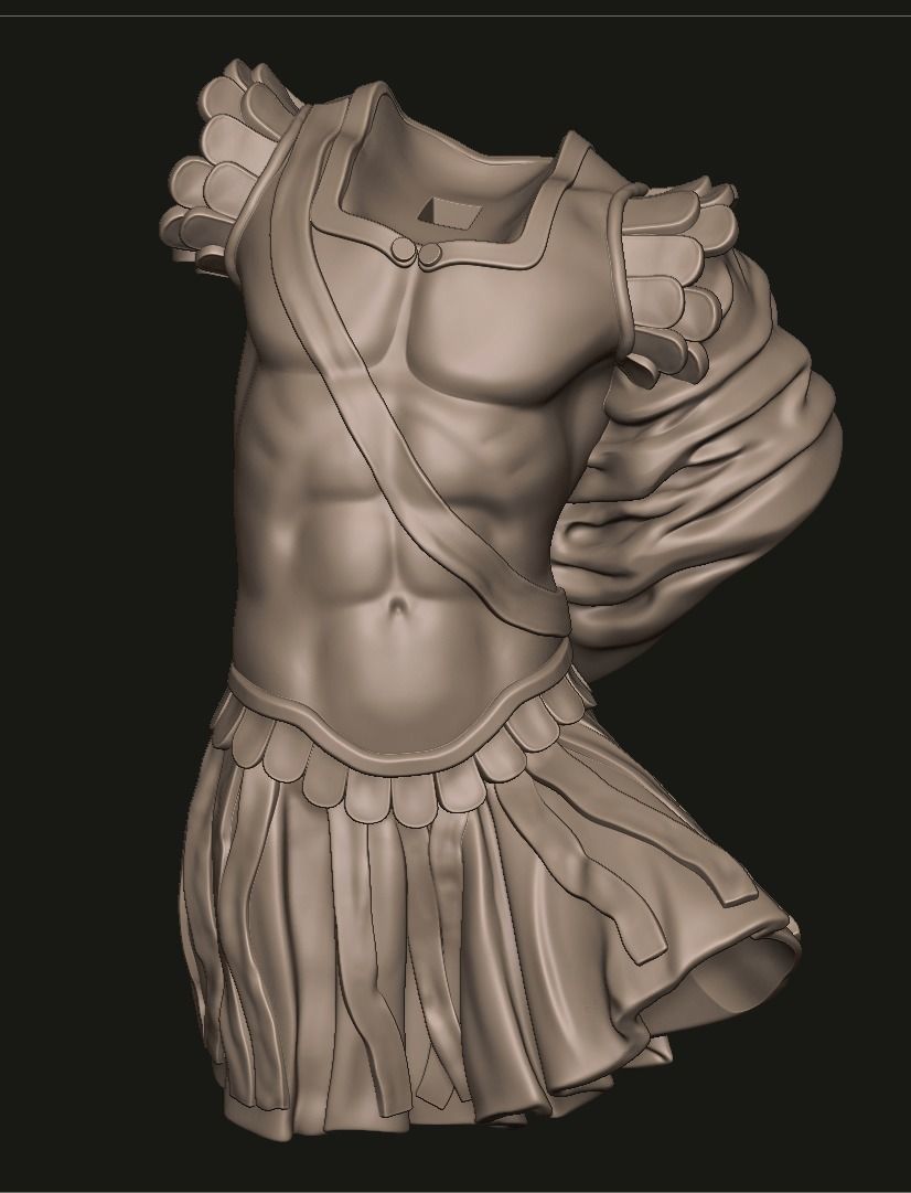 Archangel Michael Statue 3D print model_19