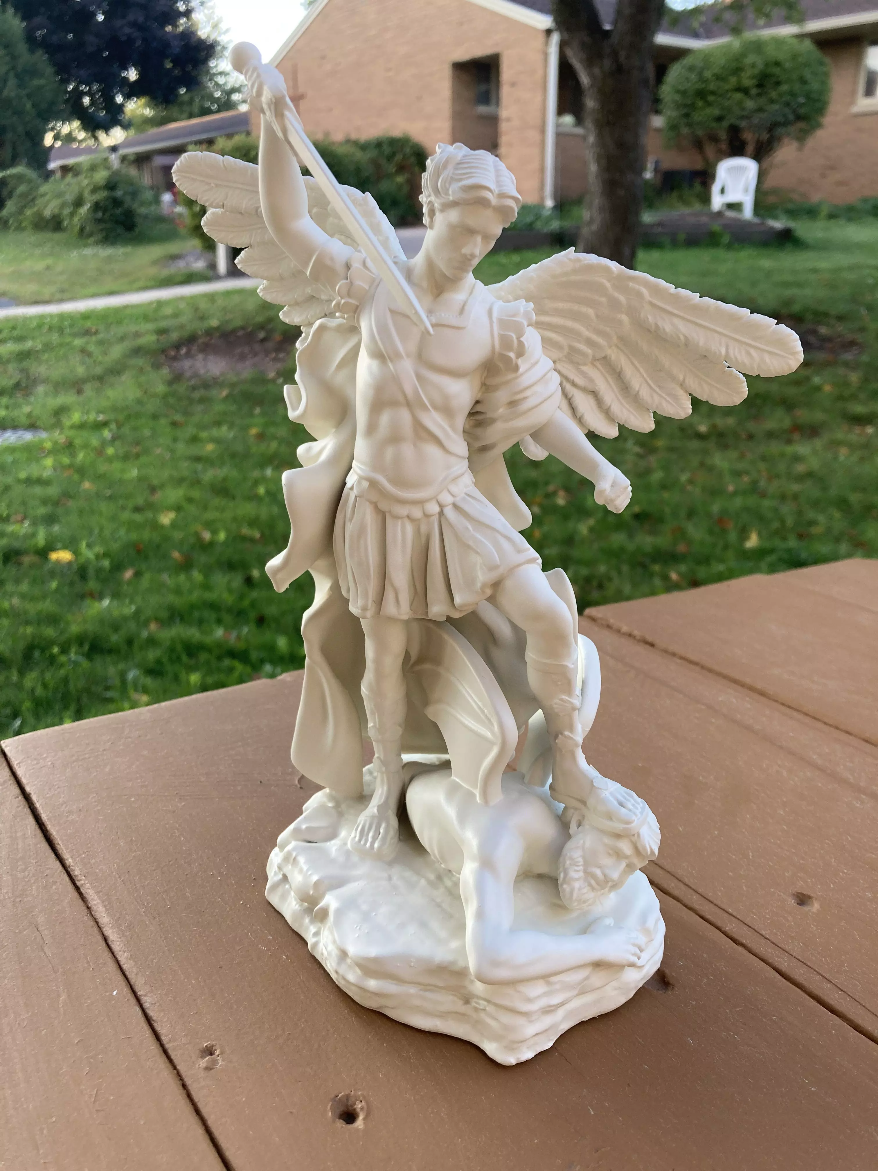Archangel Michael Statue 3D print model_6
