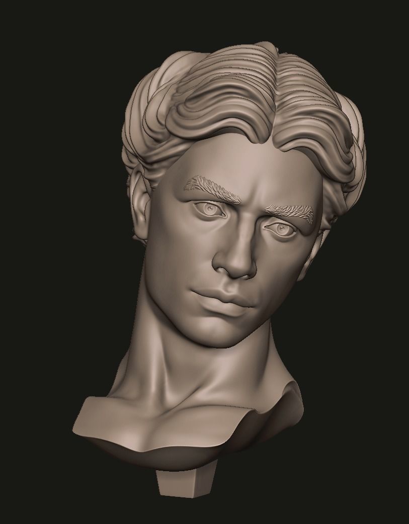 Archangel Michael Statue 3D print model_17