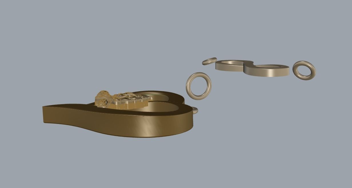 P 007 pendant 3D print model_12