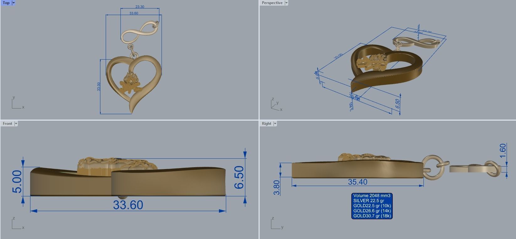 P 007 pendant 3D print model_10