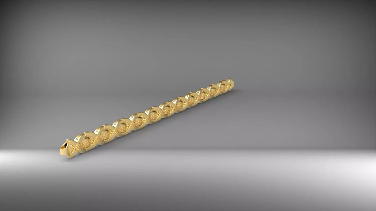 hareketli ve baglantili 3d zincir bileklik 3D print model