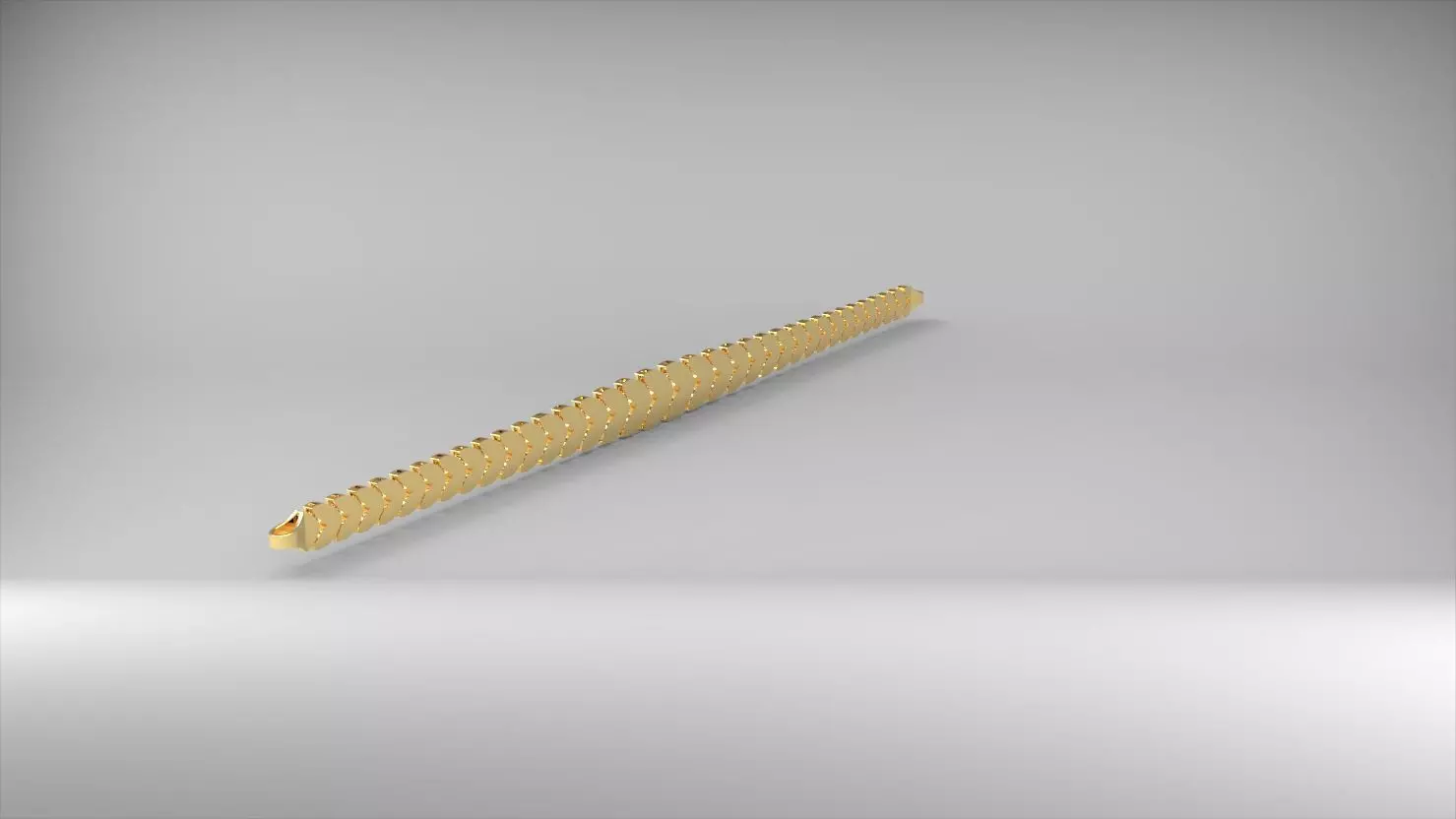 lale desenli suzme 3d zincir bileklik 3D print model