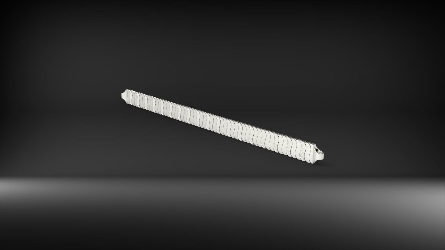 S seklinde desenli 3d zincir bileklik 3D print model_17