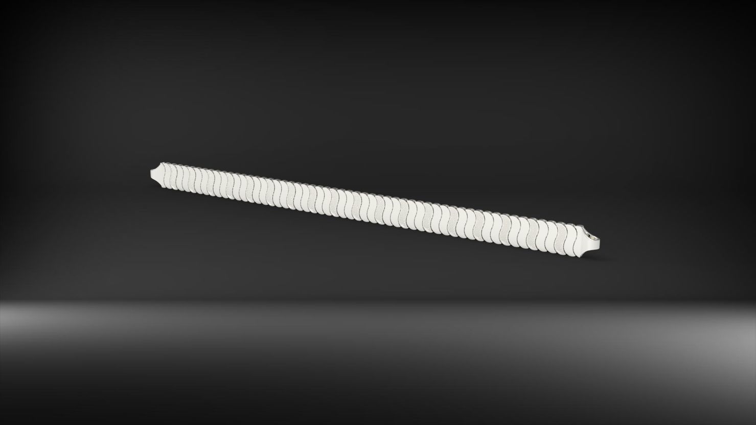 S seklinde desenli 3d zincir bileklik 3D print model_7