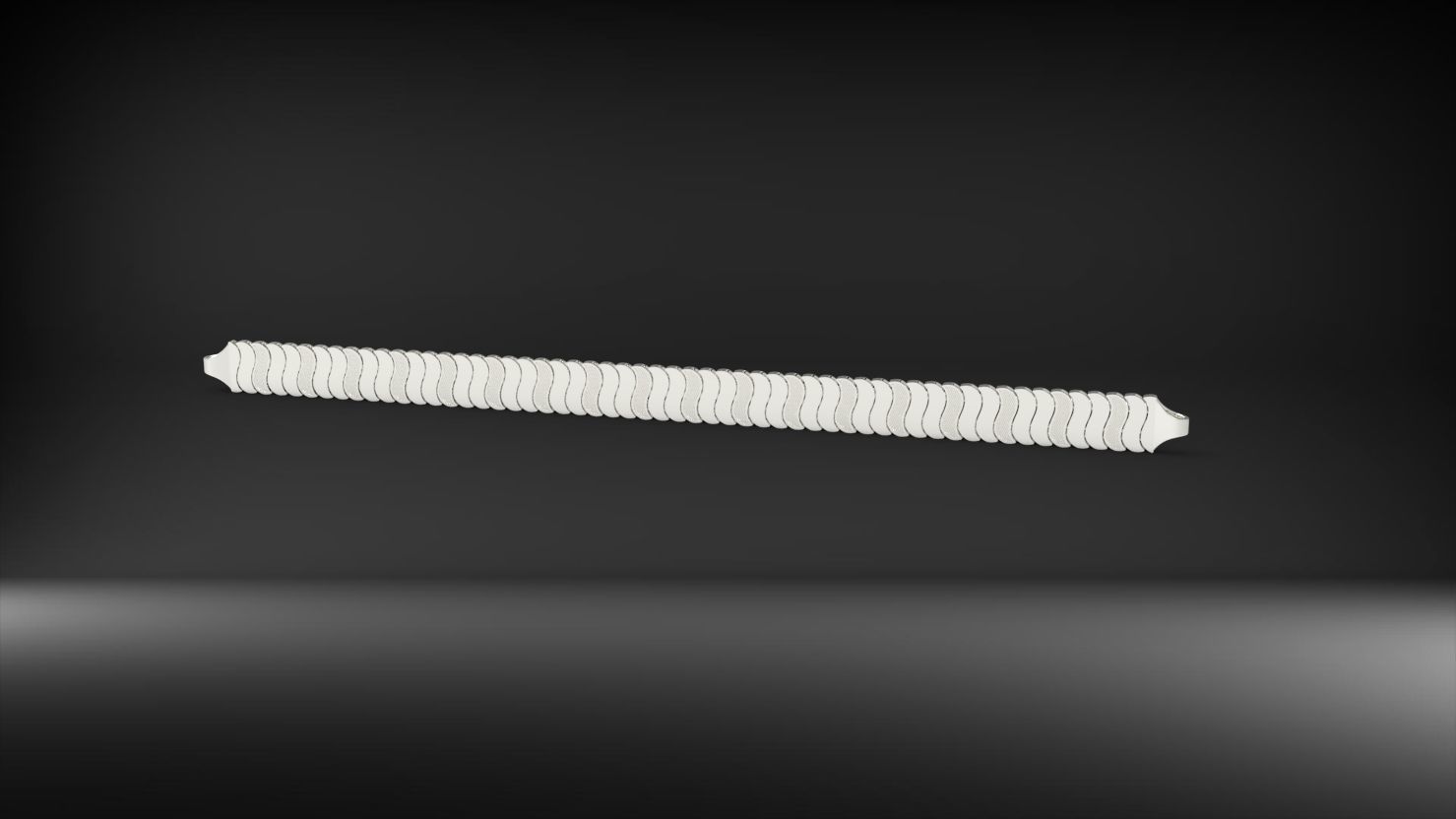 S seklinde desenli 3d zincir bileklik 3D print model_15
