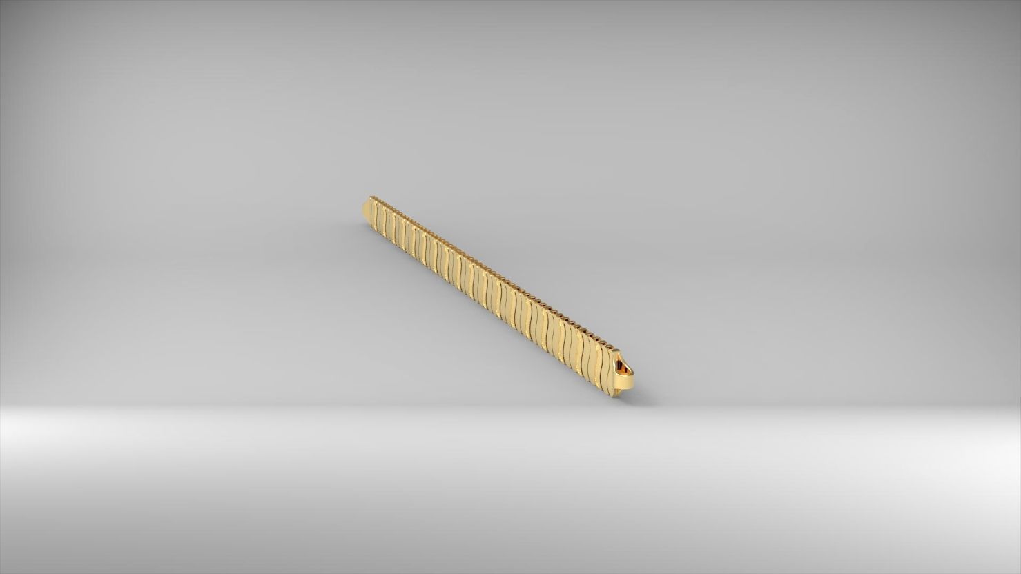 S seklinde desenli 3d zincir bileklik 3D print model_19