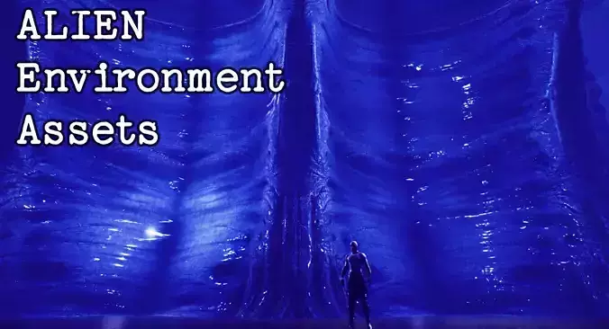 Alien lovecraftian environment Assets