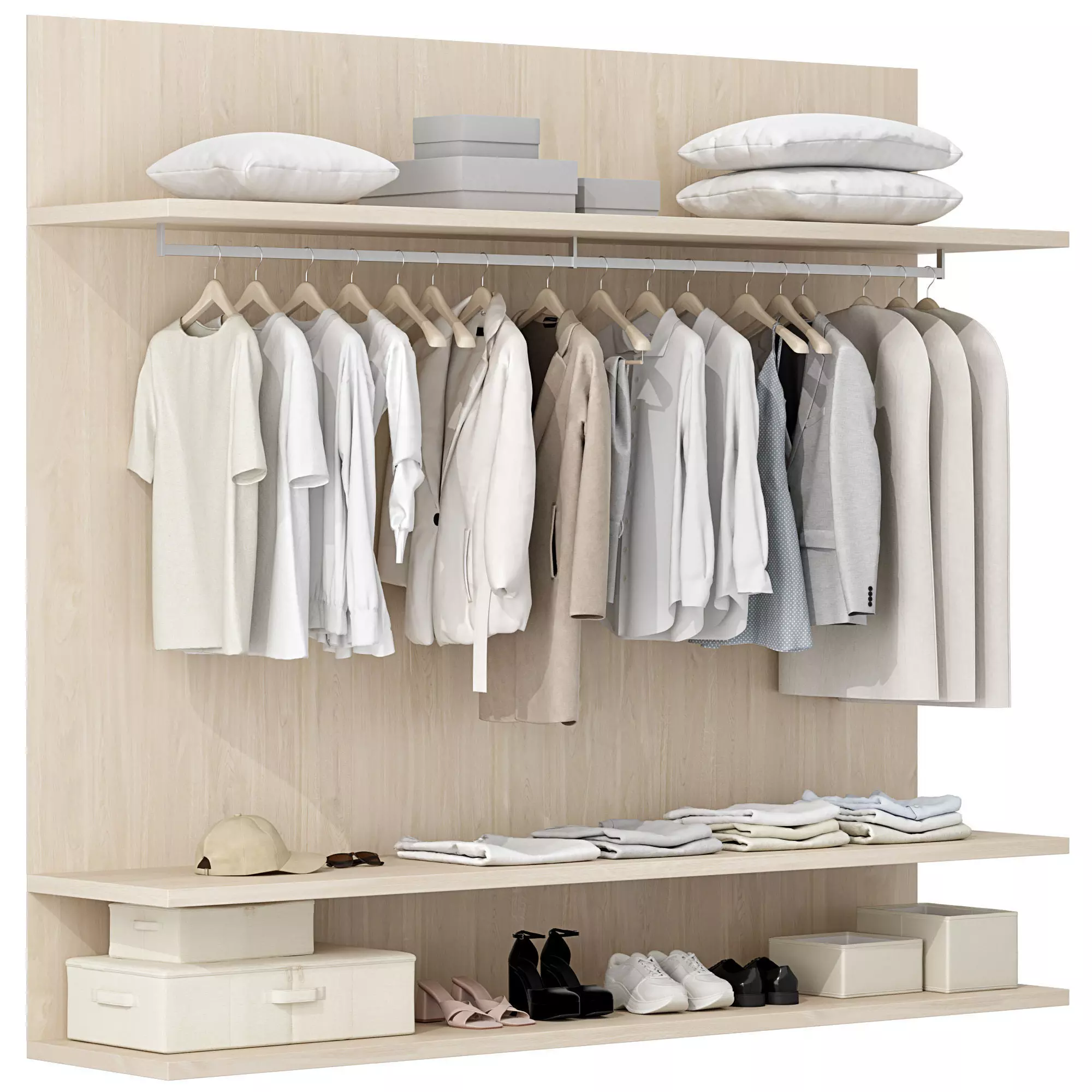Wardrobe Set 02 3D model