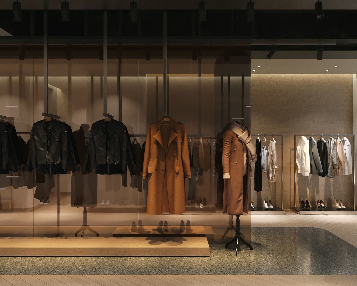 LUXURY CLOTHING STORE INTERIOR DESIGN 3D model_6