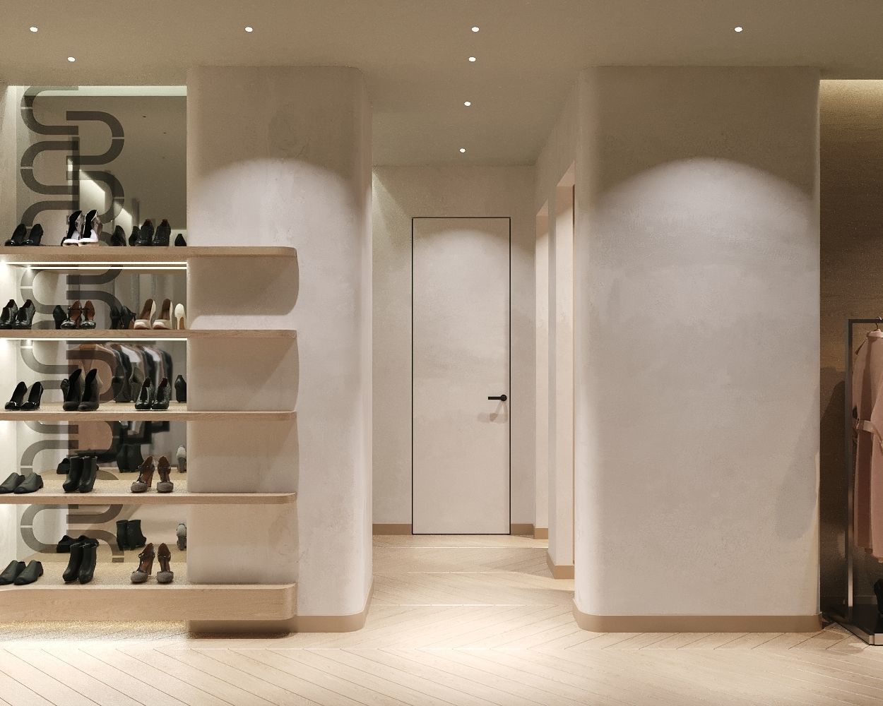 LUXURY CLOTHING STORE INTERIOR DESIGN 3D model_2