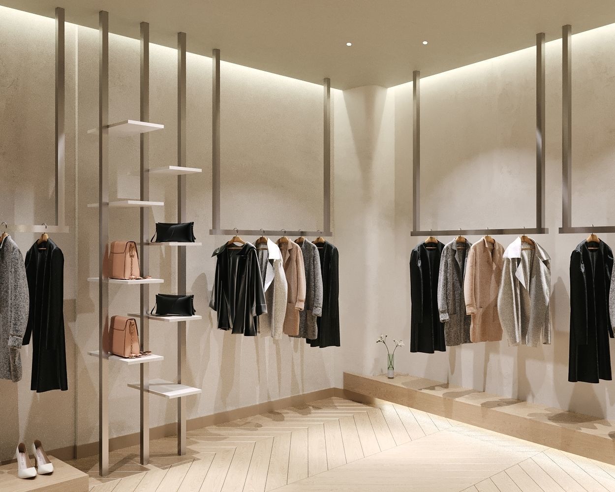 LUXURY CLOTHING STORE INTERIOR DESIGN 3D model_13