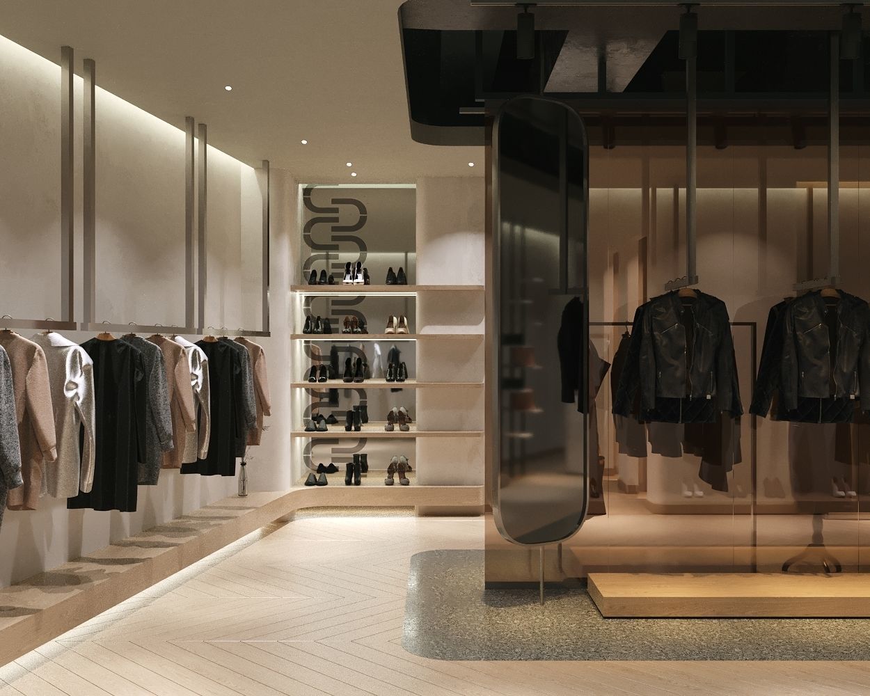 LUXURY CLOTHING STORE INTERIOR DESIGN 3D model_5