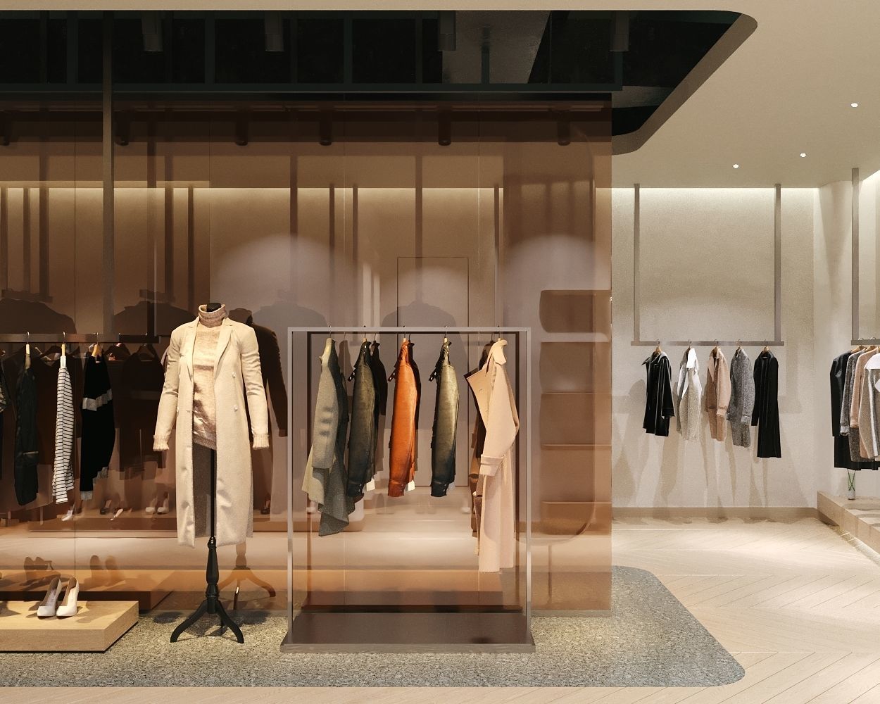 LUXURY CLOTHING STORE INTERIOR DESIGN 3D model_16