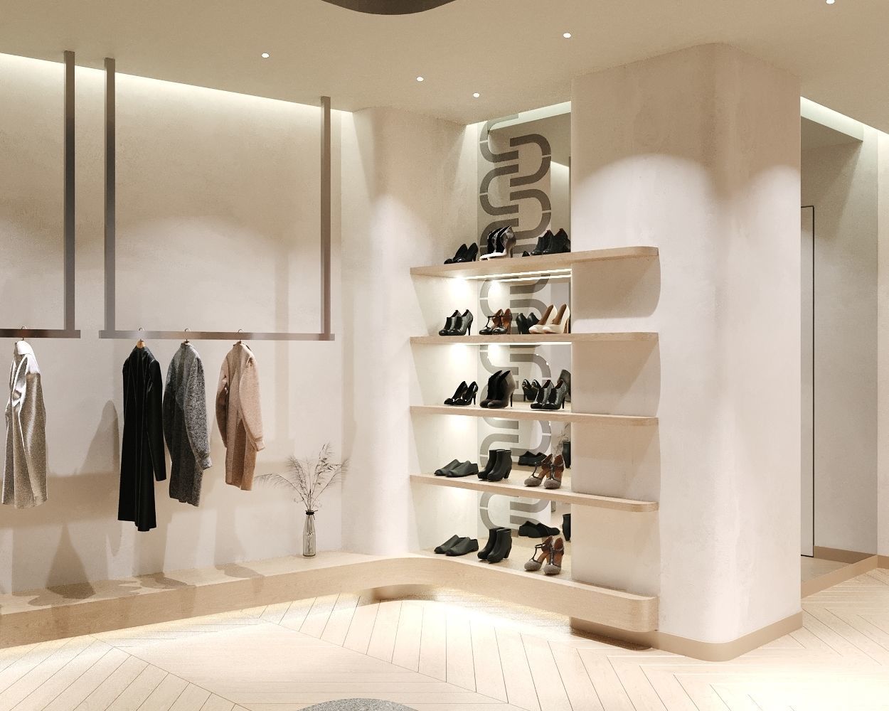 LUXURY CLOTHING STORE INTERIOR DESIGN 3D model_12