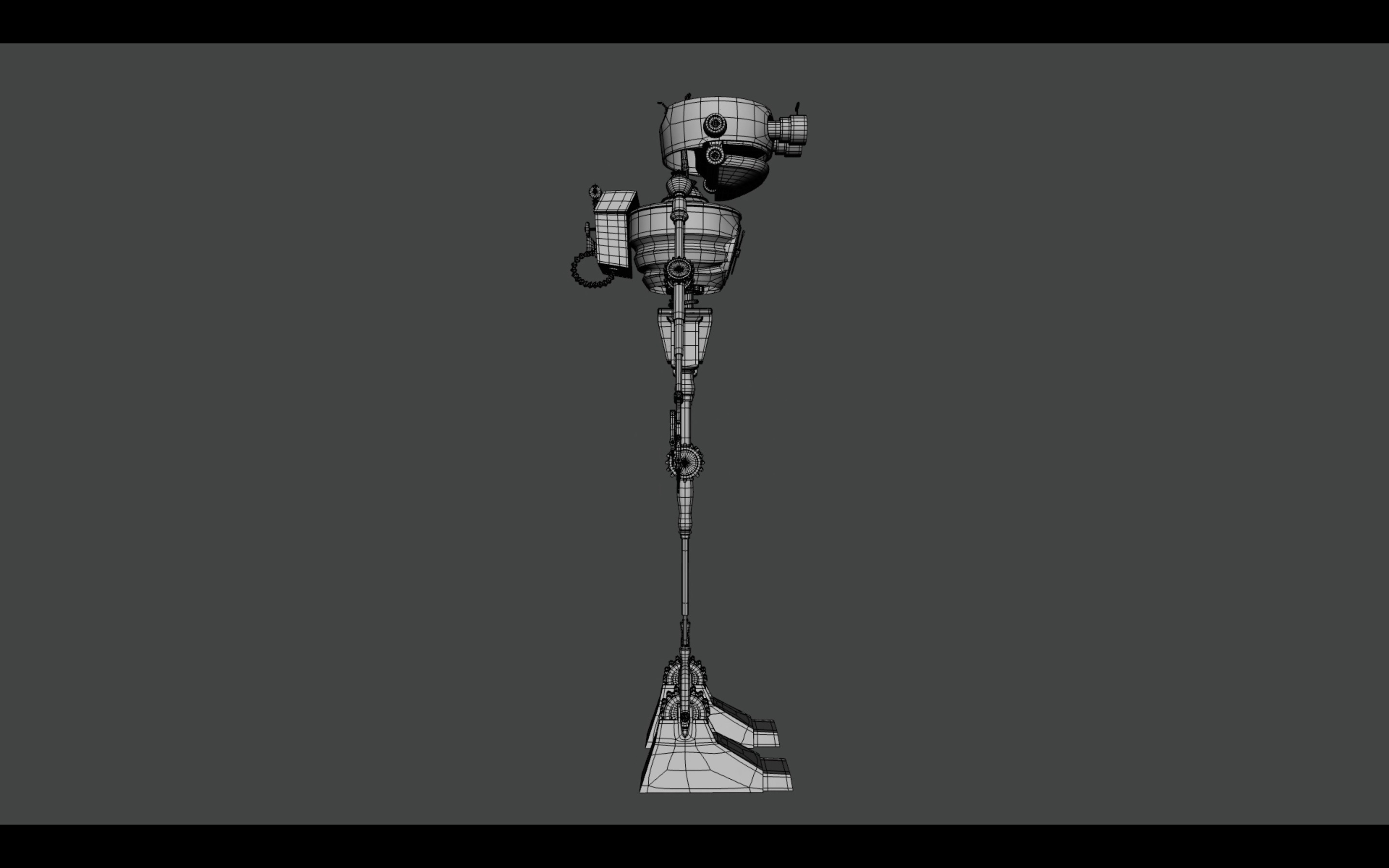 BEN Treasure Planet Robot PBR Low-poly 3D model_9