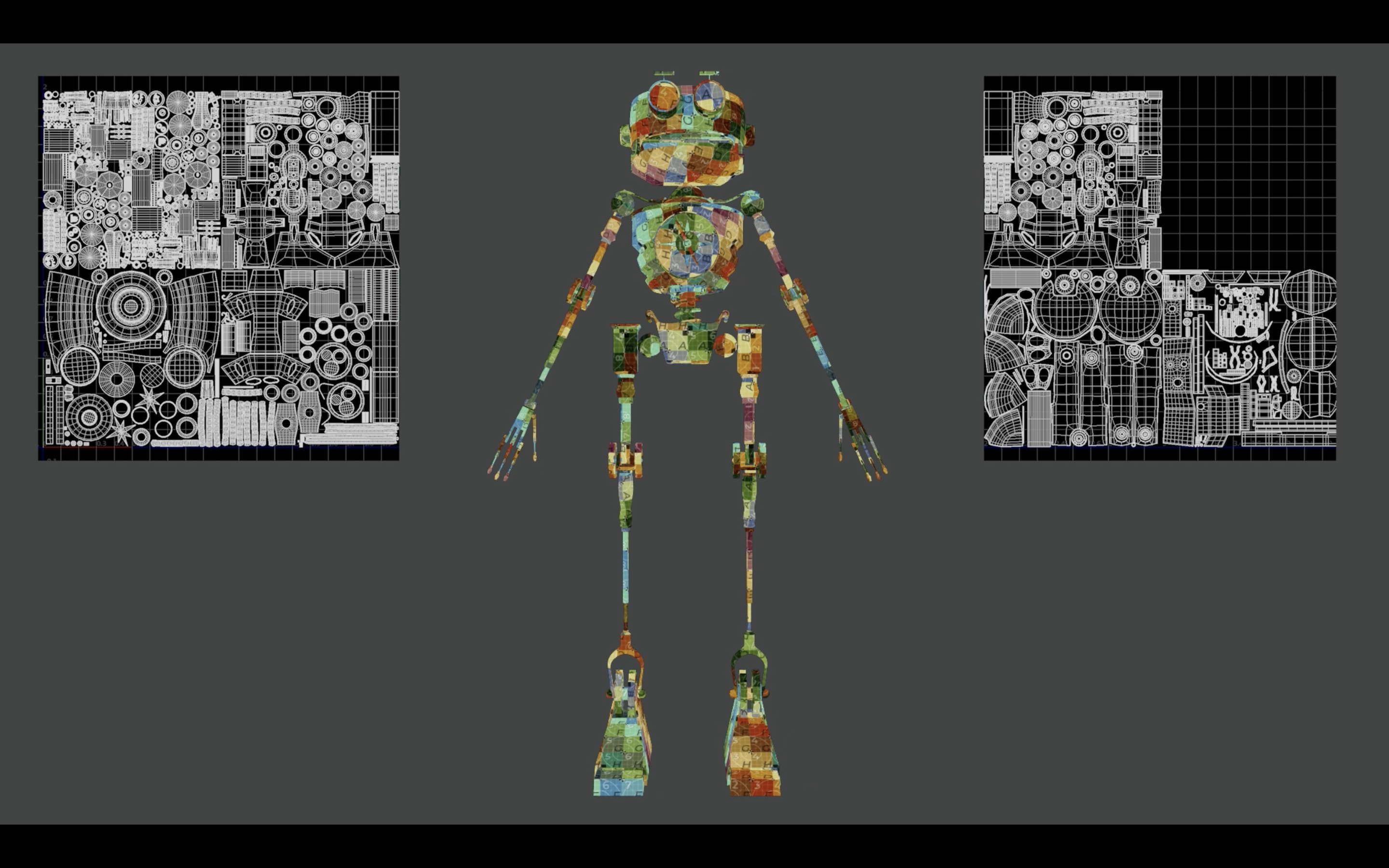 BEN Treasure Planet Robot PBR Low-poly 3D model_10