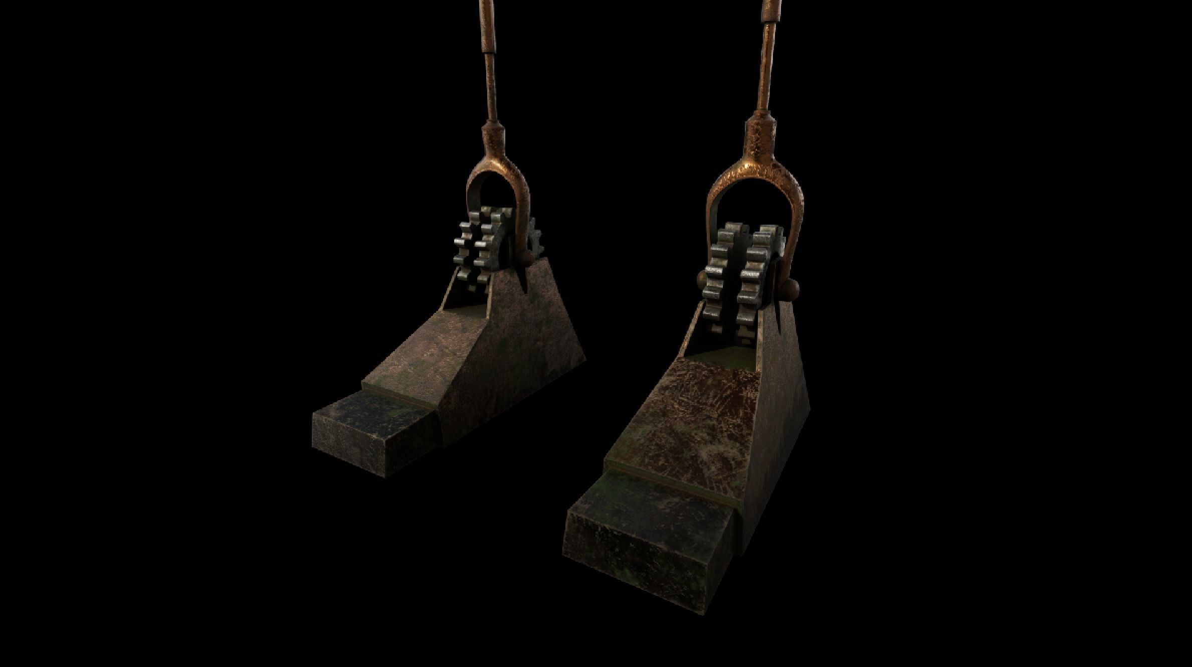 BEN Treasure Planet Robot PBR Low-poly 3D model_6