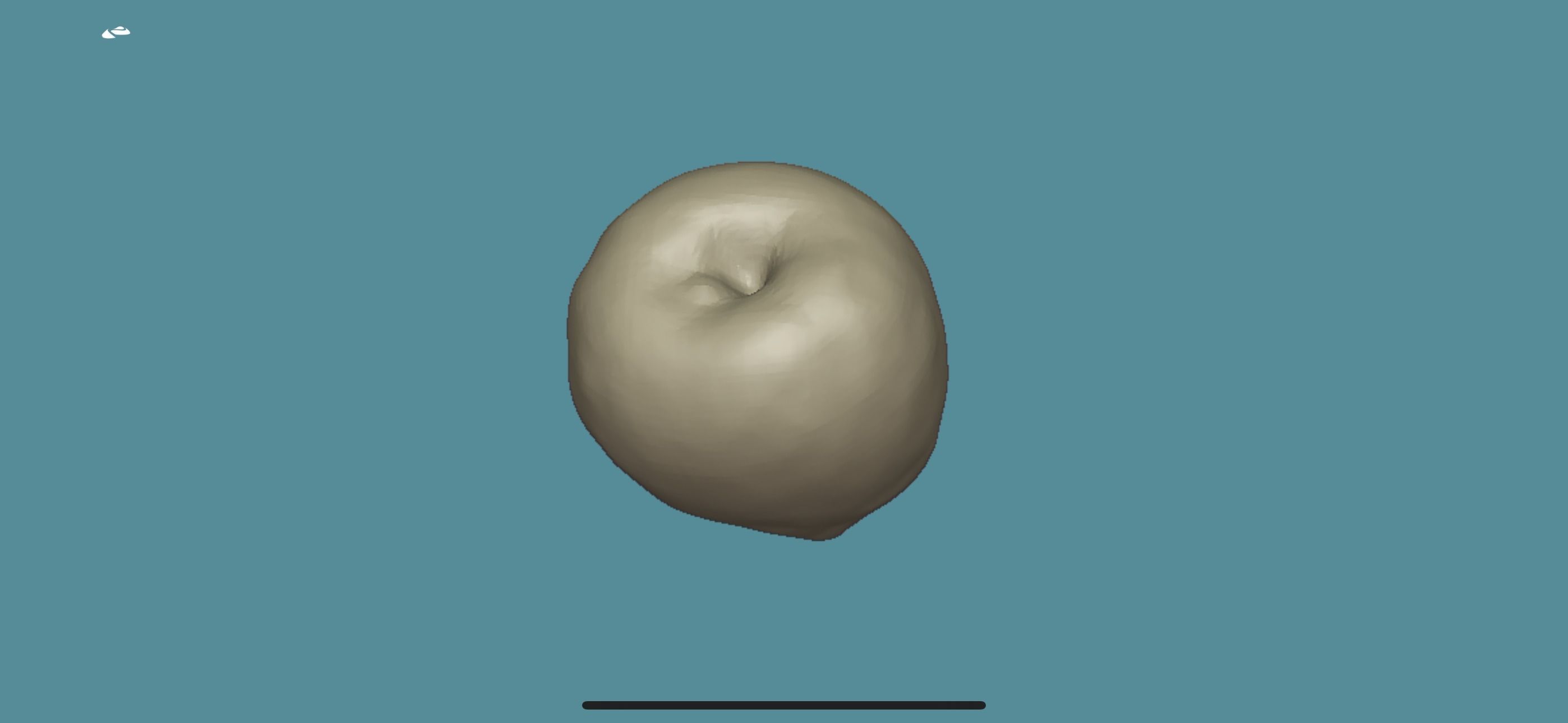 Granny smith Apple Low-poly 3D model_2