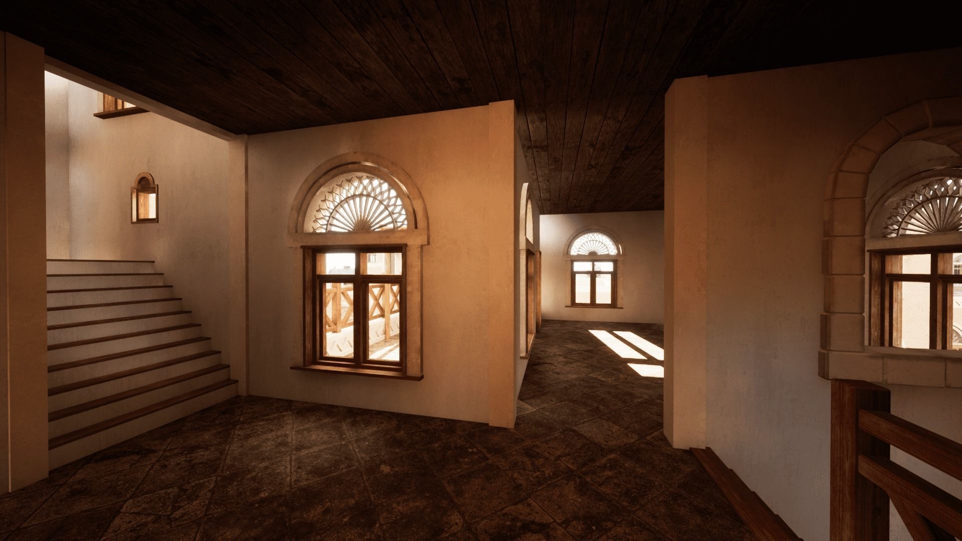 Yemen Buildings Modular Collection Low-poly 3D model_23