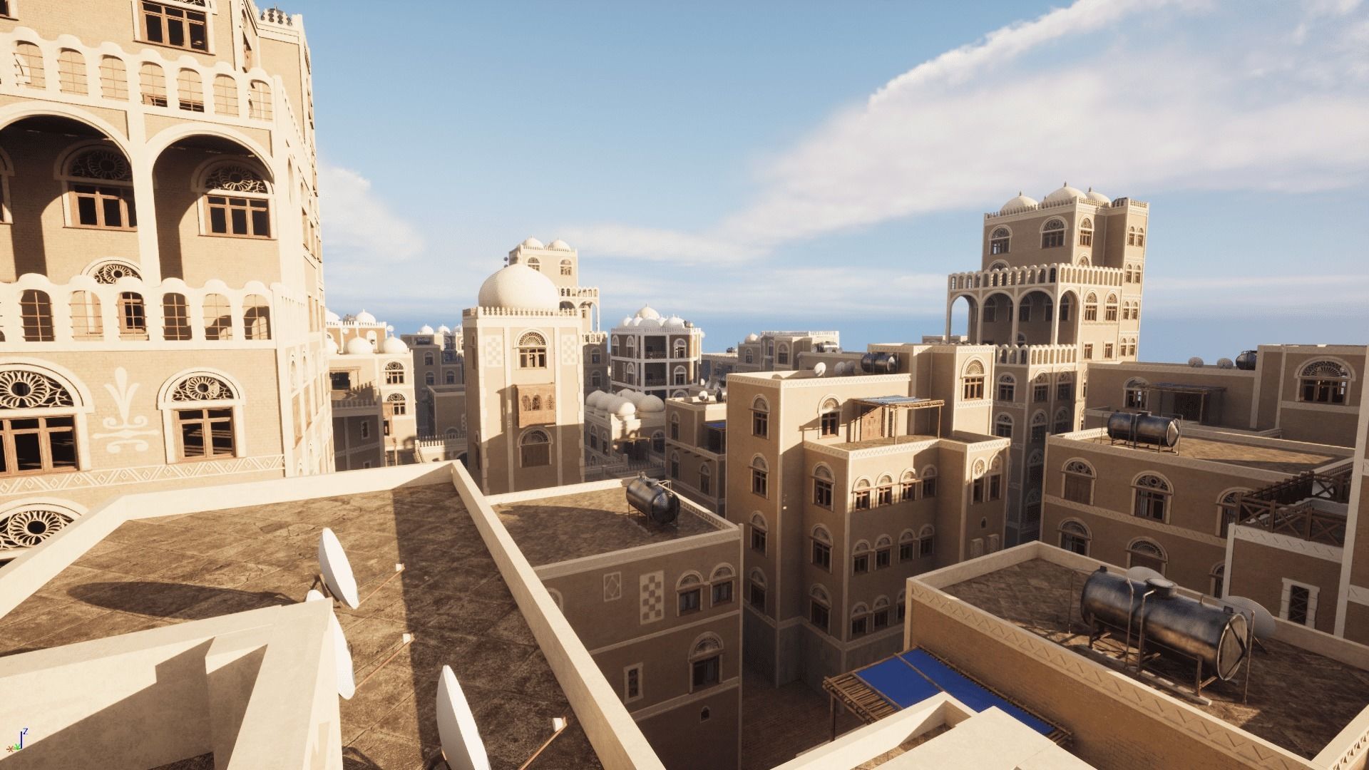 Yemen Buildings Modular Collection Low-poly 3D model_12