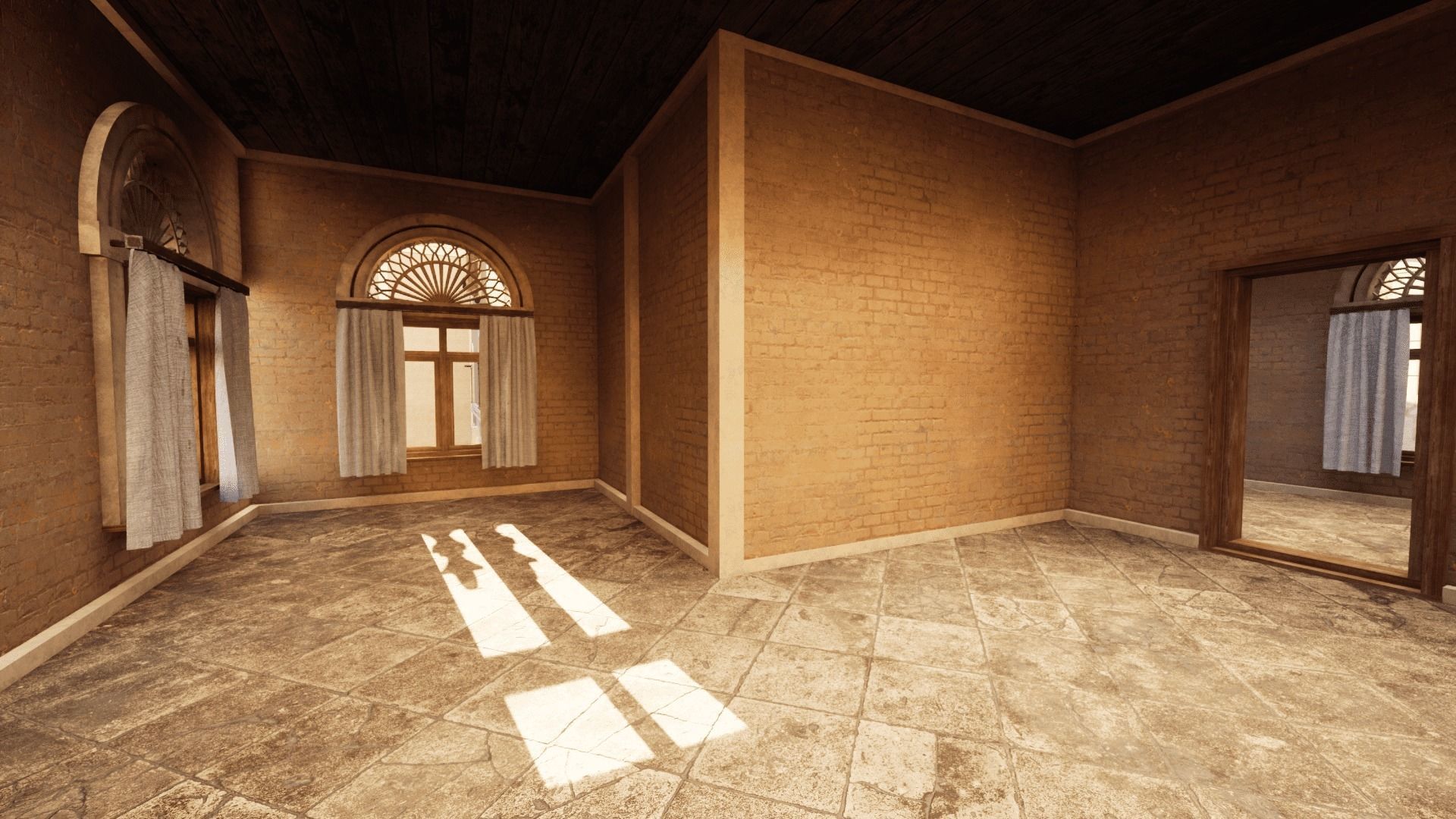 Yemen Buildings Modular Collection Low-poly 3D model_22