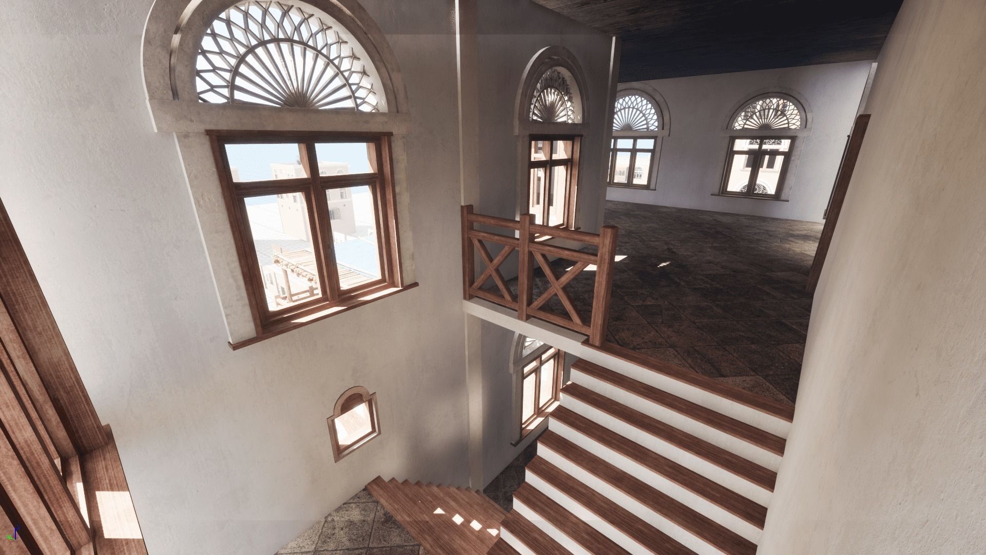 Yemen Buildings Modular Collection Low-poly 3D model_16