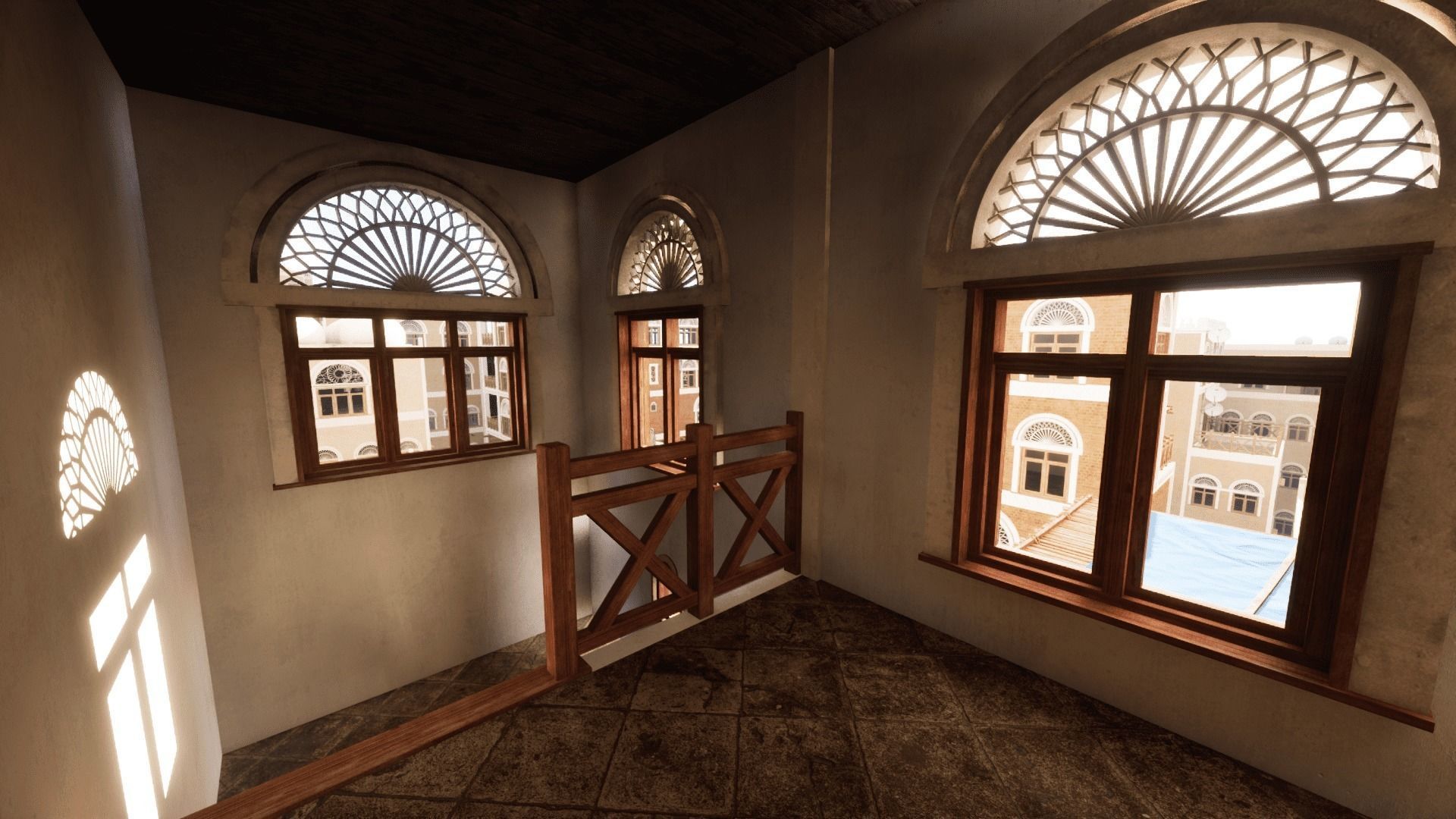 Yemen Buildings Modular Collection Low-poly 3D model_24