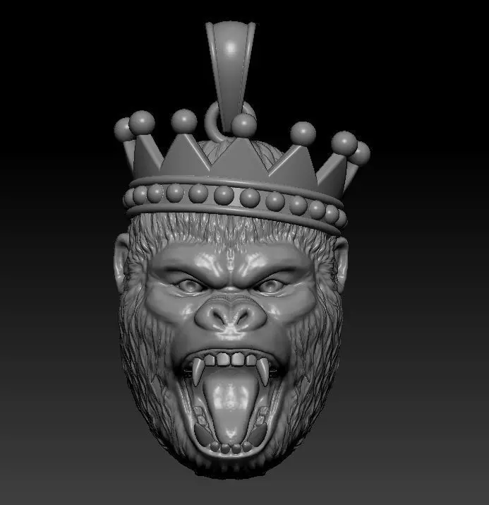 Pendant KingKong 3D print model