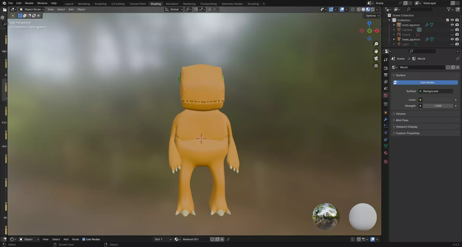 classic agumon 3D print model