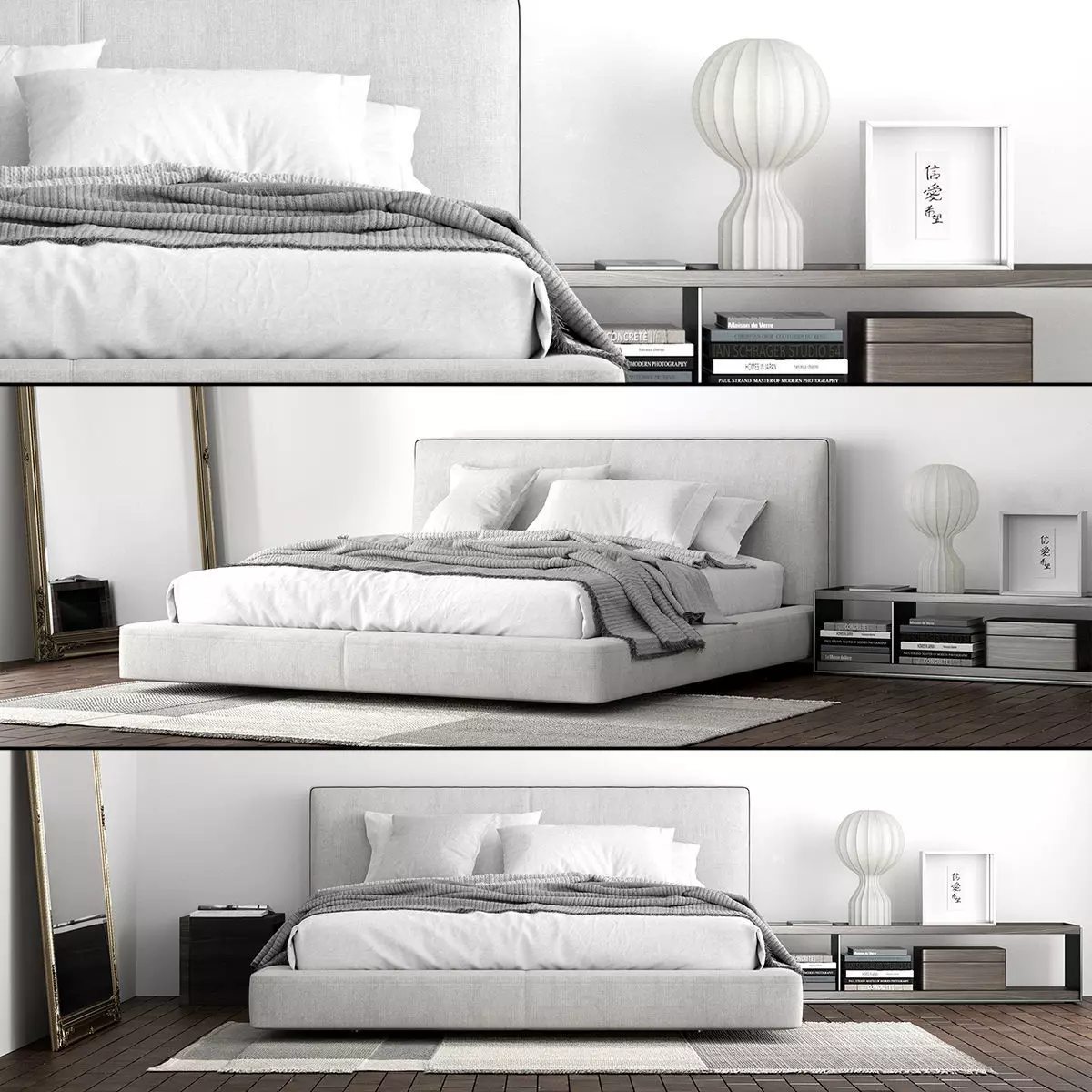 Italia Richard bed 3D model