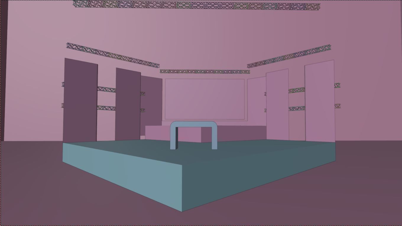 Dj Stage for Visual Mapping 3D model_3