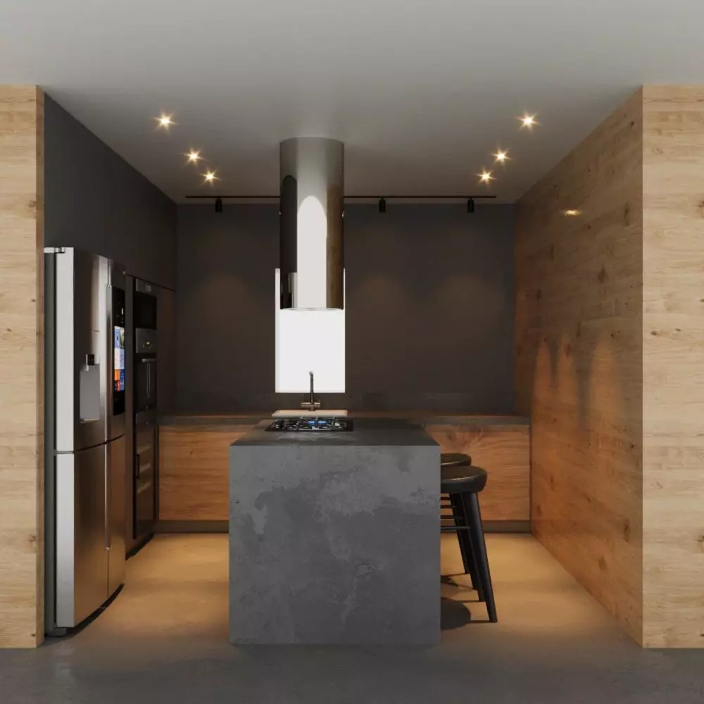 SMALL KITCHEN 3D SCENE Free 3D model