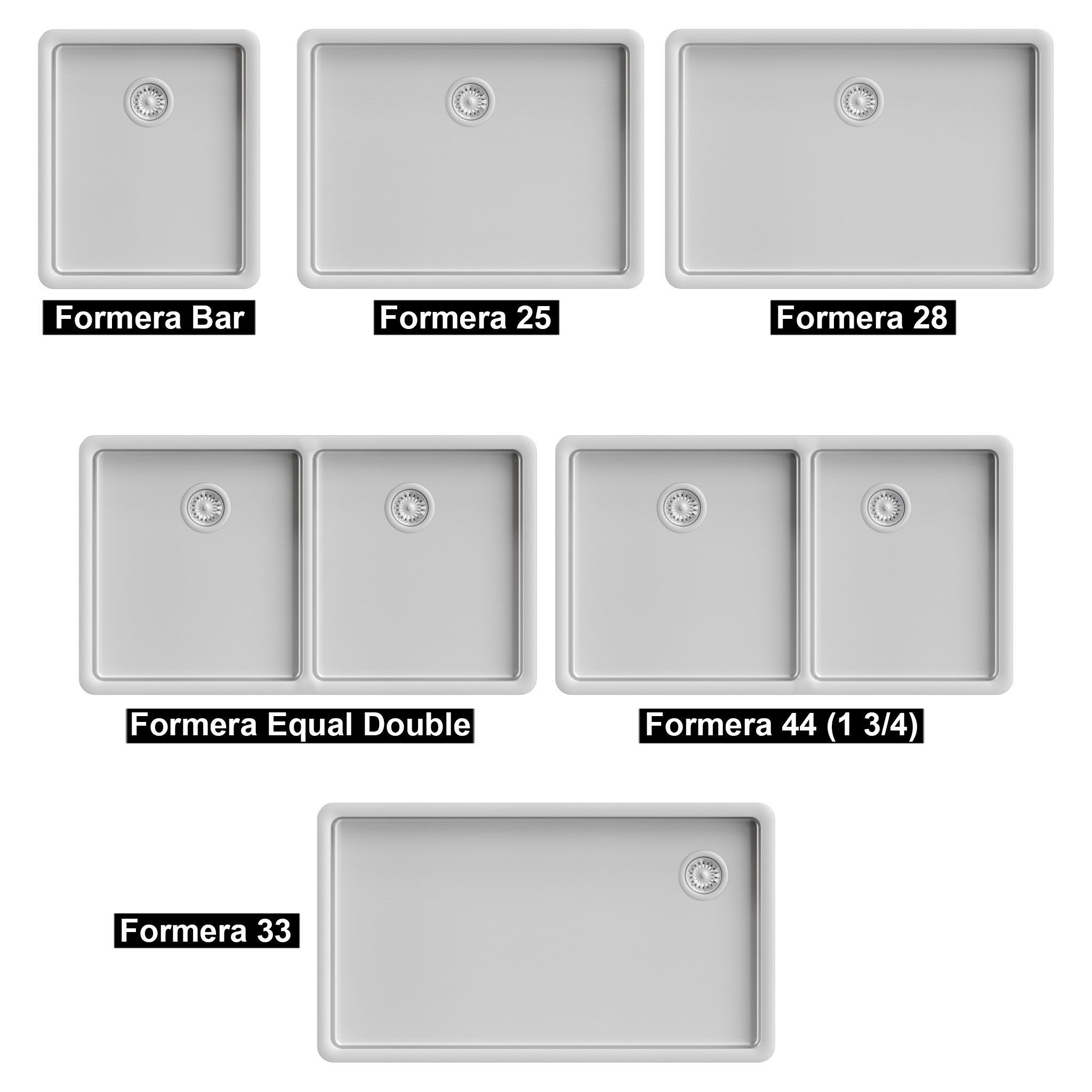 Blanco Formera Bar 25-28-33-44 Double and Kano-S 3D model_1