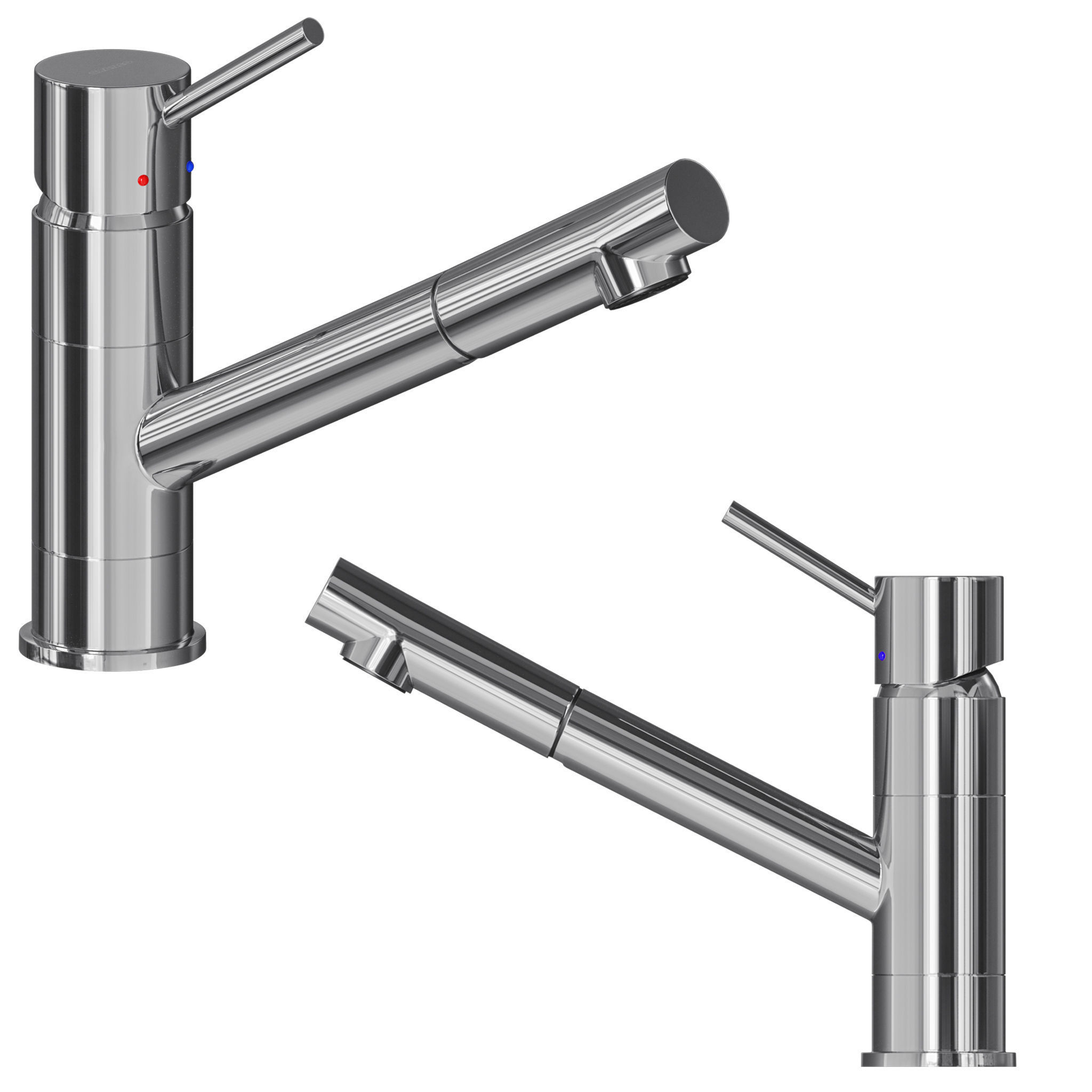 Blanco Formera Bar 25-28-33-44 Double and Kano-S 3D model_12