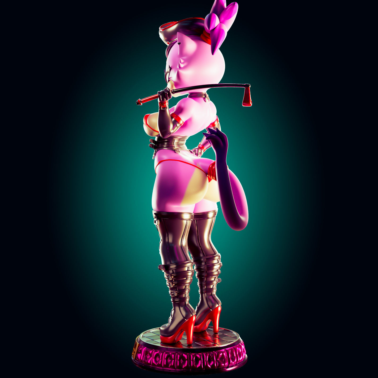 BLAZE THE CAT ULTRA THICC 3D PRINT MODEL 3D print model_4