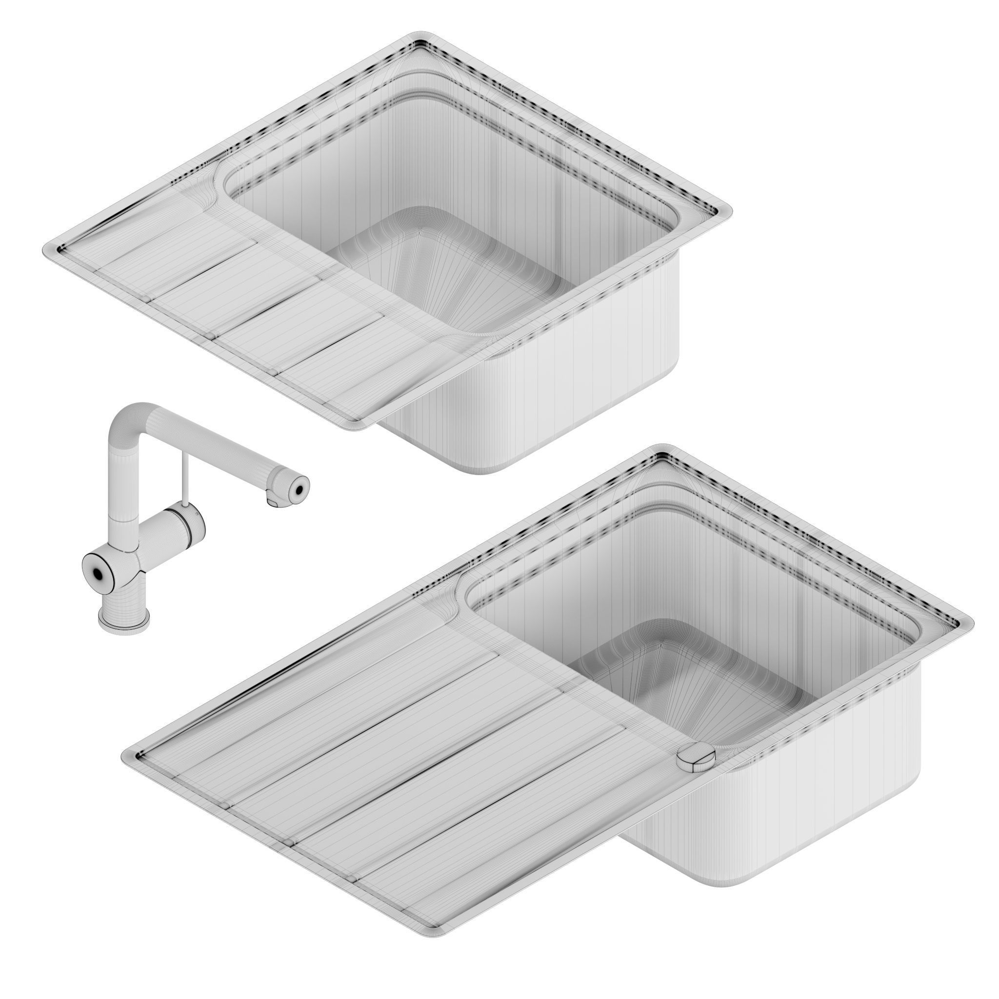 Blanco Lemis 45 S-IF Mini and Blanco Lomis 3D model_10