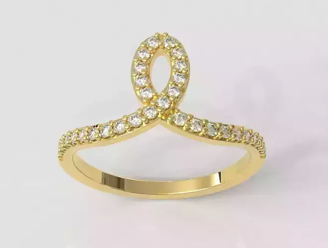 Diamond Ring 3D print model
