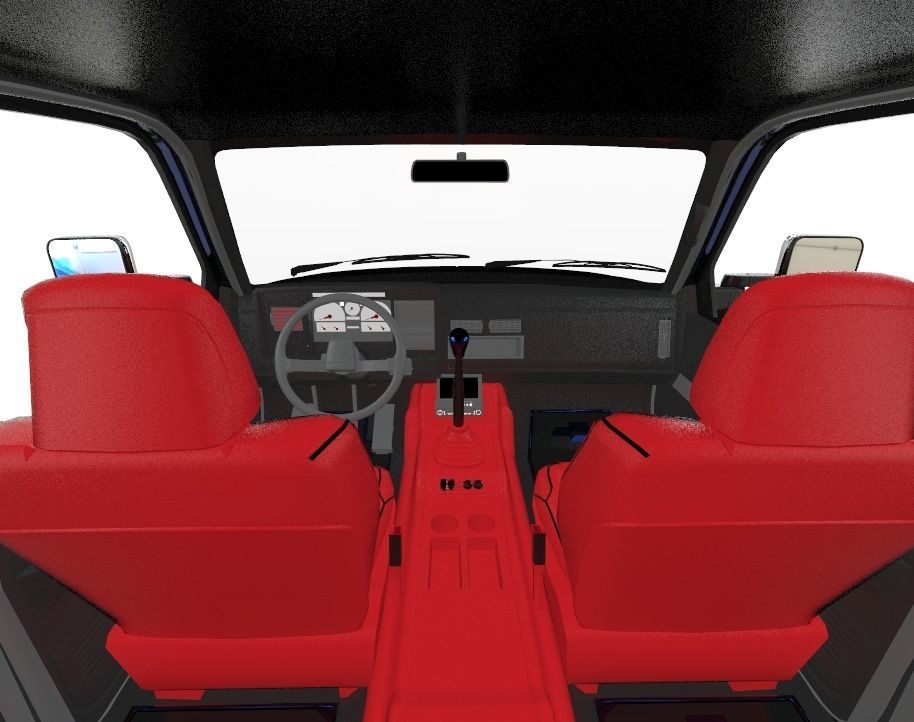 Diesel Truck 1998 Version Dually 3D model_7