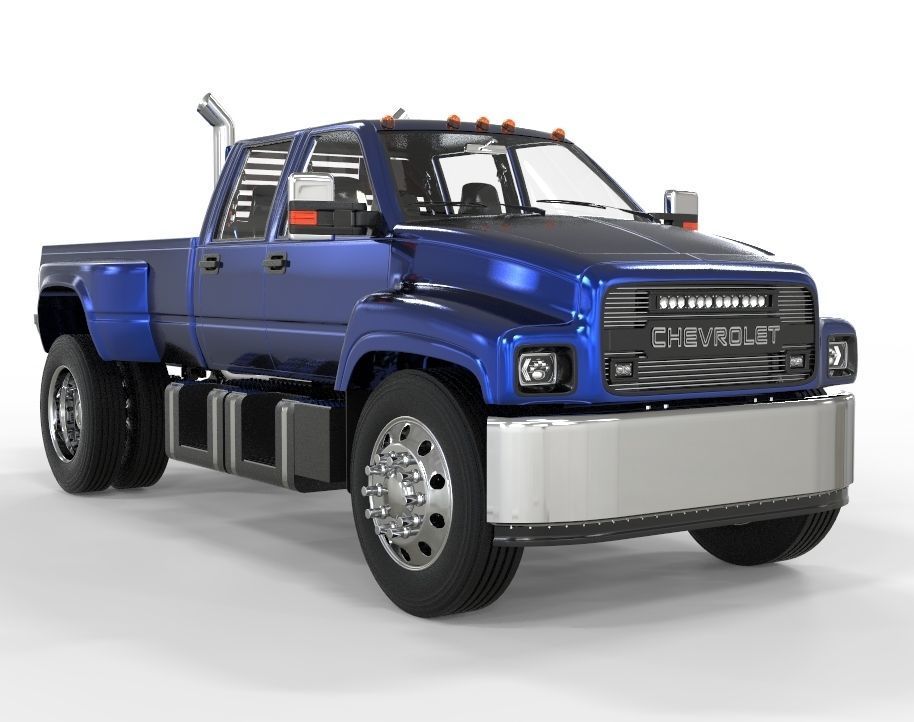 Diesel Truck 1998 Version Dually 3D model_6