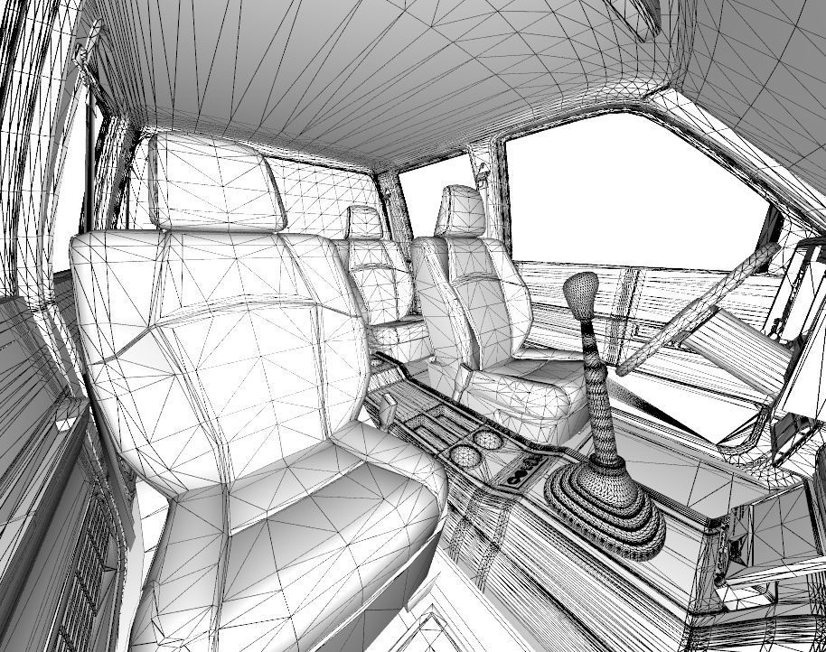 Diesel Truck 1998 Version Dually 3D model_10