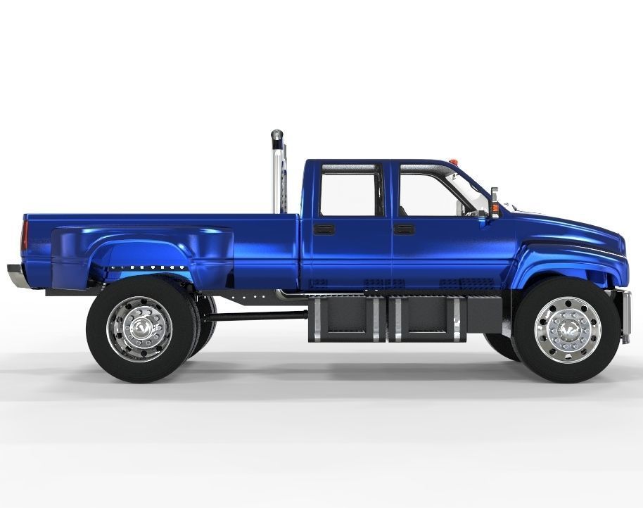 Diesel Truck 1998 Version Dually 3D model_2