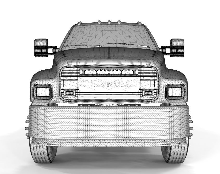 Diesel Truck 1998 Version Dually 3D model_13