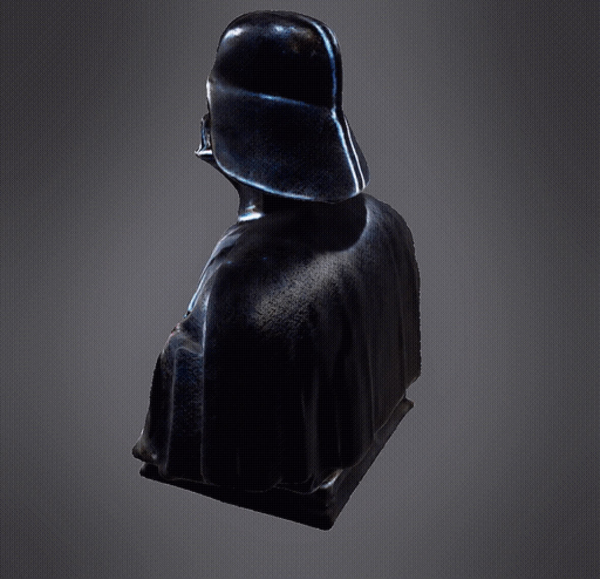 Darth Vader Bust 3D print model_1