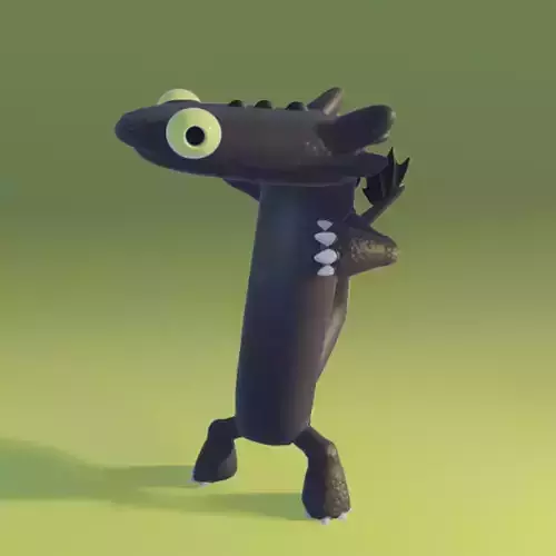Toothless Dancing Meme 3D print model