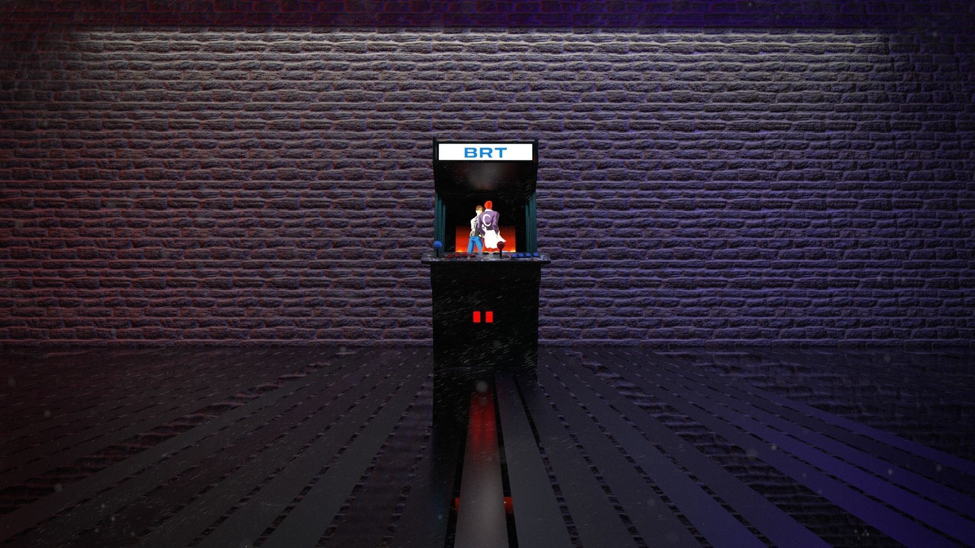 Arcade Machine  3D model_2