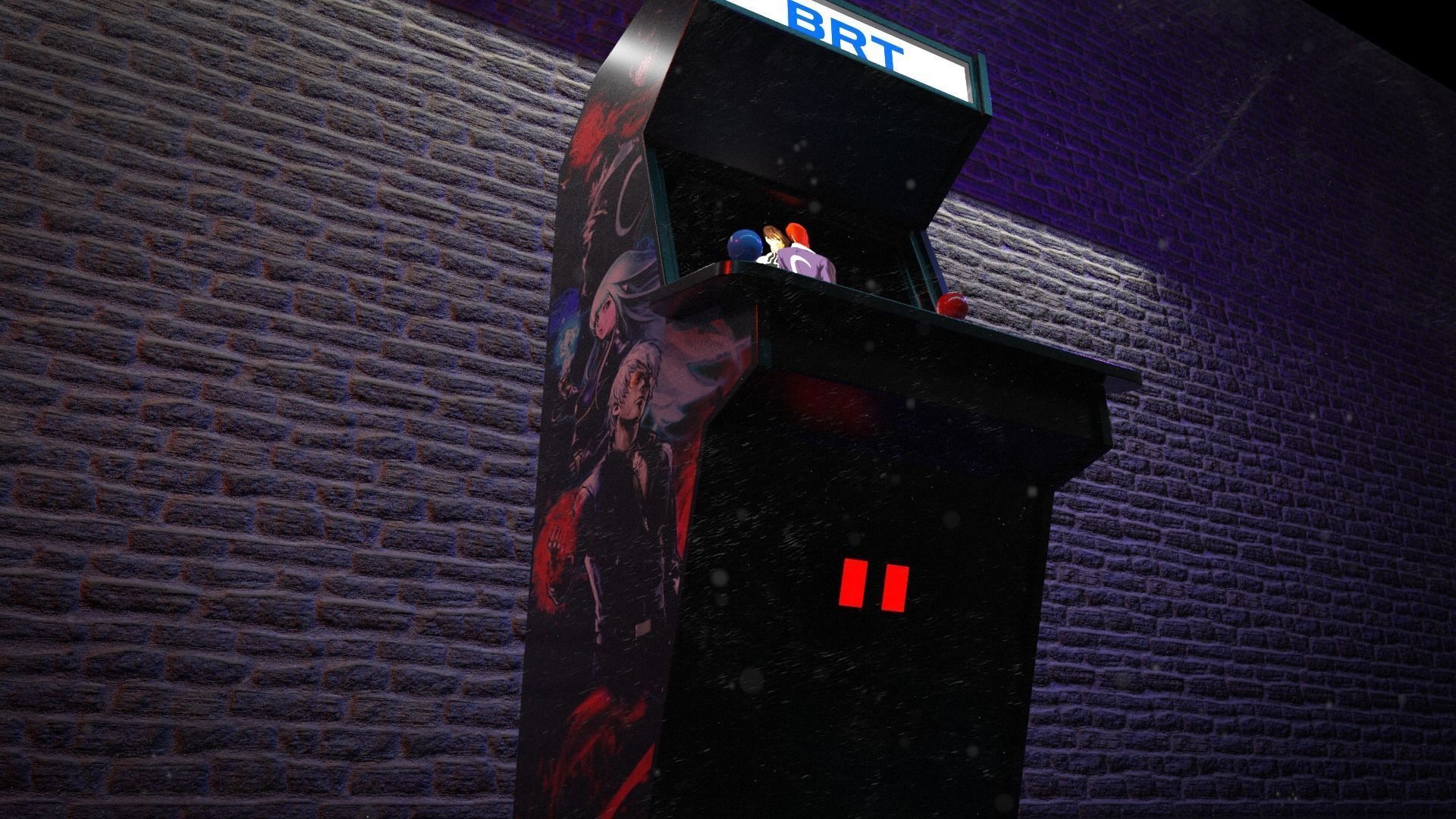 Arcade Machine  3D model_4